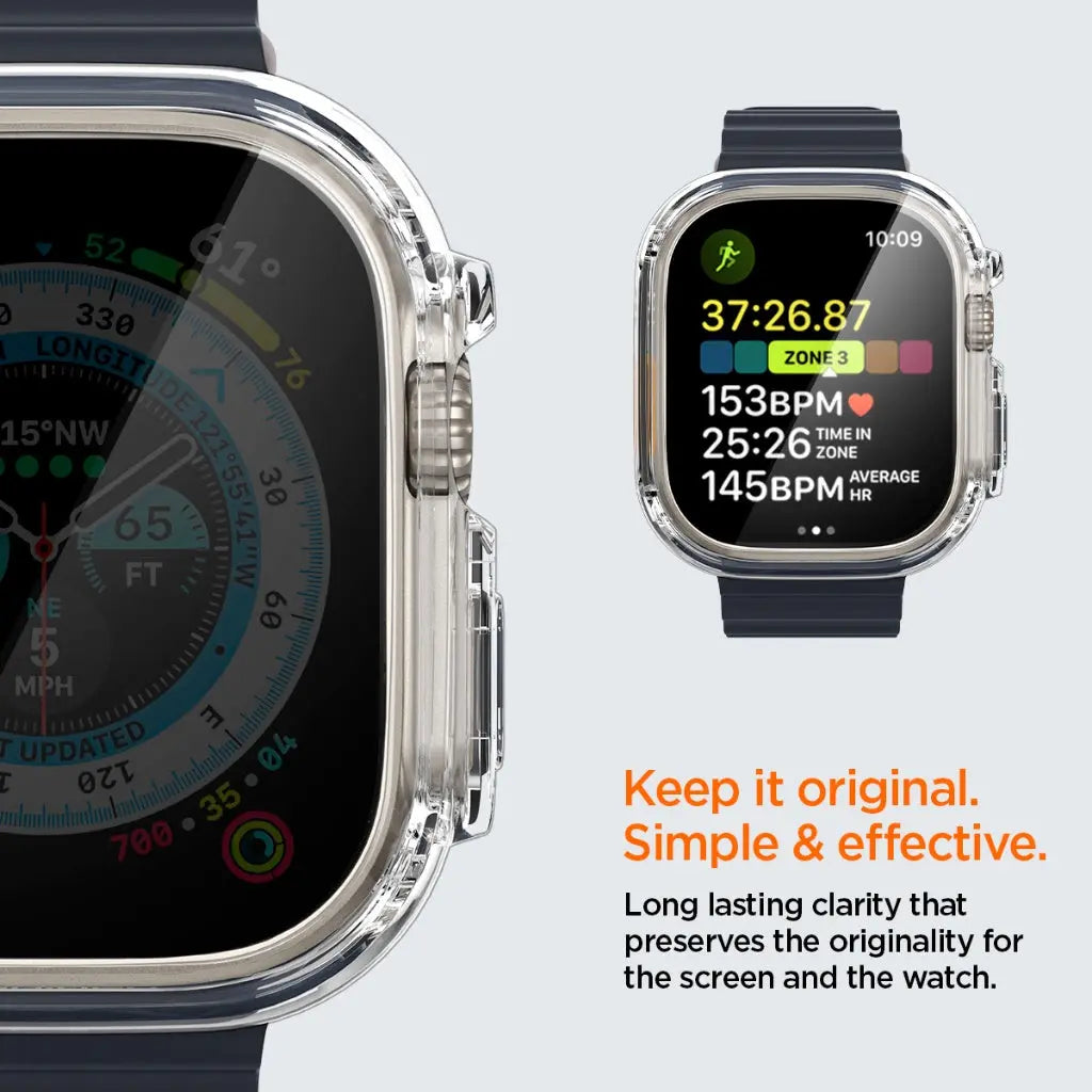 [Full Screen Cover] Apple Watch Case Ultra 2 1 49mm Ultra Hybrid