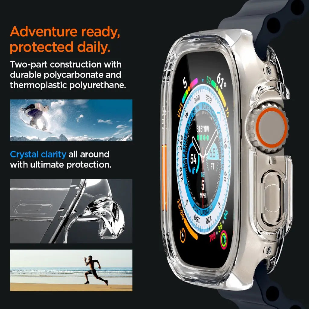 [Full Screen Cover] Apple Watch Case Ultra 2 1 49mm Ultra Hybrid