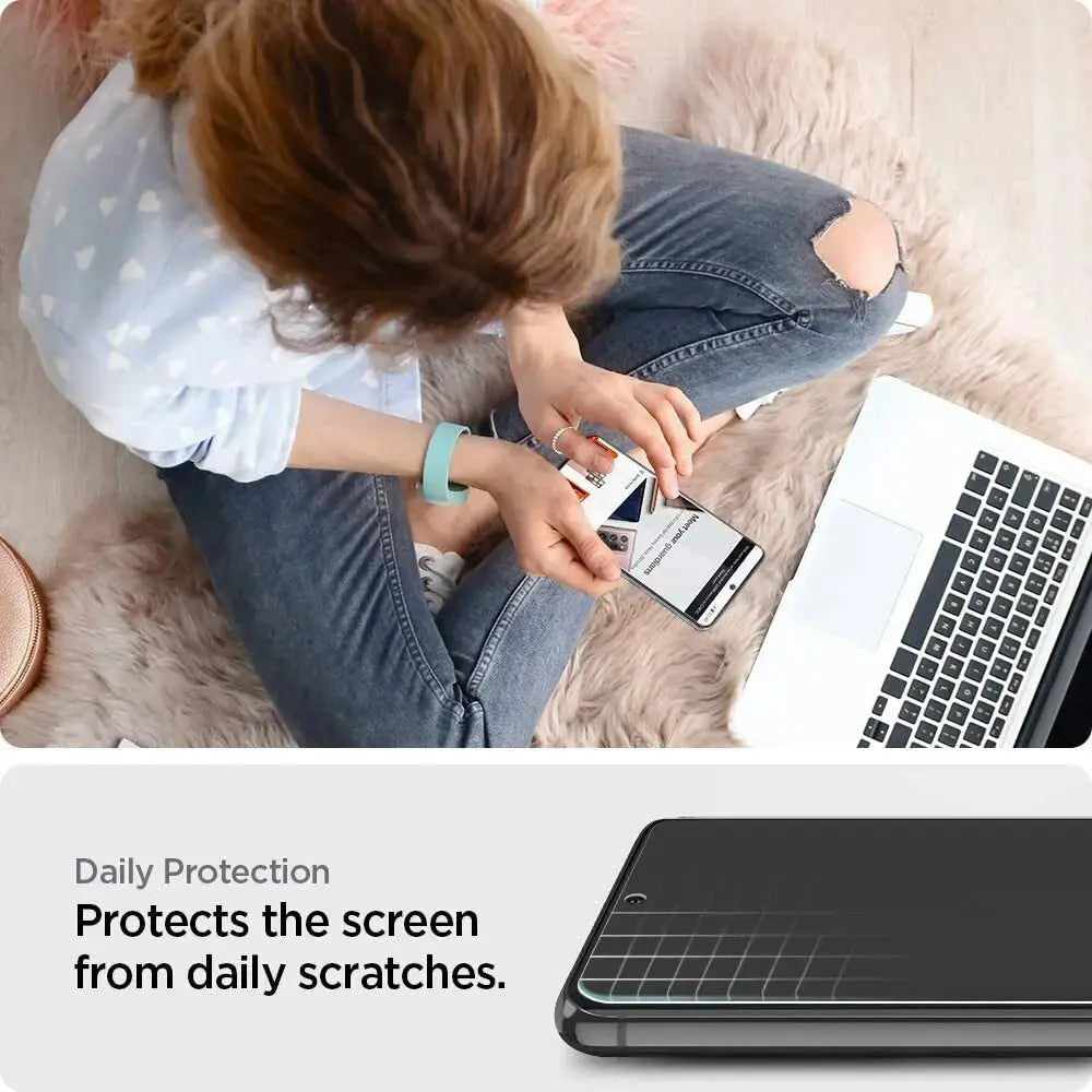 Galaxy S21 Screen Protector Neo Flex HD (Front 2pcs) - Spigen Singapore