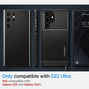 Galaxy S22 Ultra Case Rugged Armor - Spigen Singapore