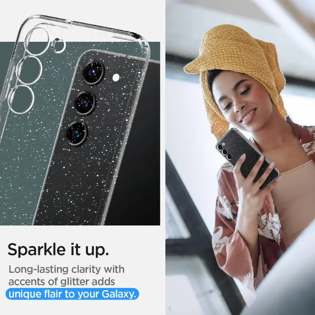 Galaxy S23 Plus Case Liquid Crystal Glitter