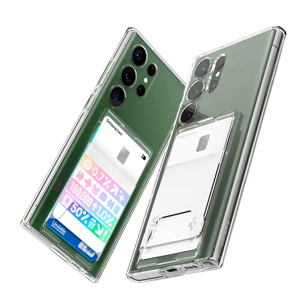 Galaxy S23 Ultra Case Crystal Slot Dual