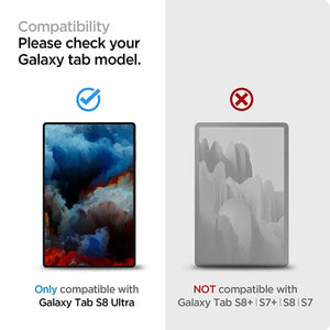 Galaxy Tab S8 Ultra Screen Protector EZ FIT GLAS.tR - Spigen Singapore