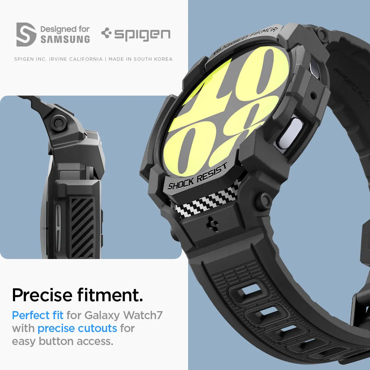 Galaxy Watch 7 Case (44mm) Rugged Armor Pro - Spigen Singapore