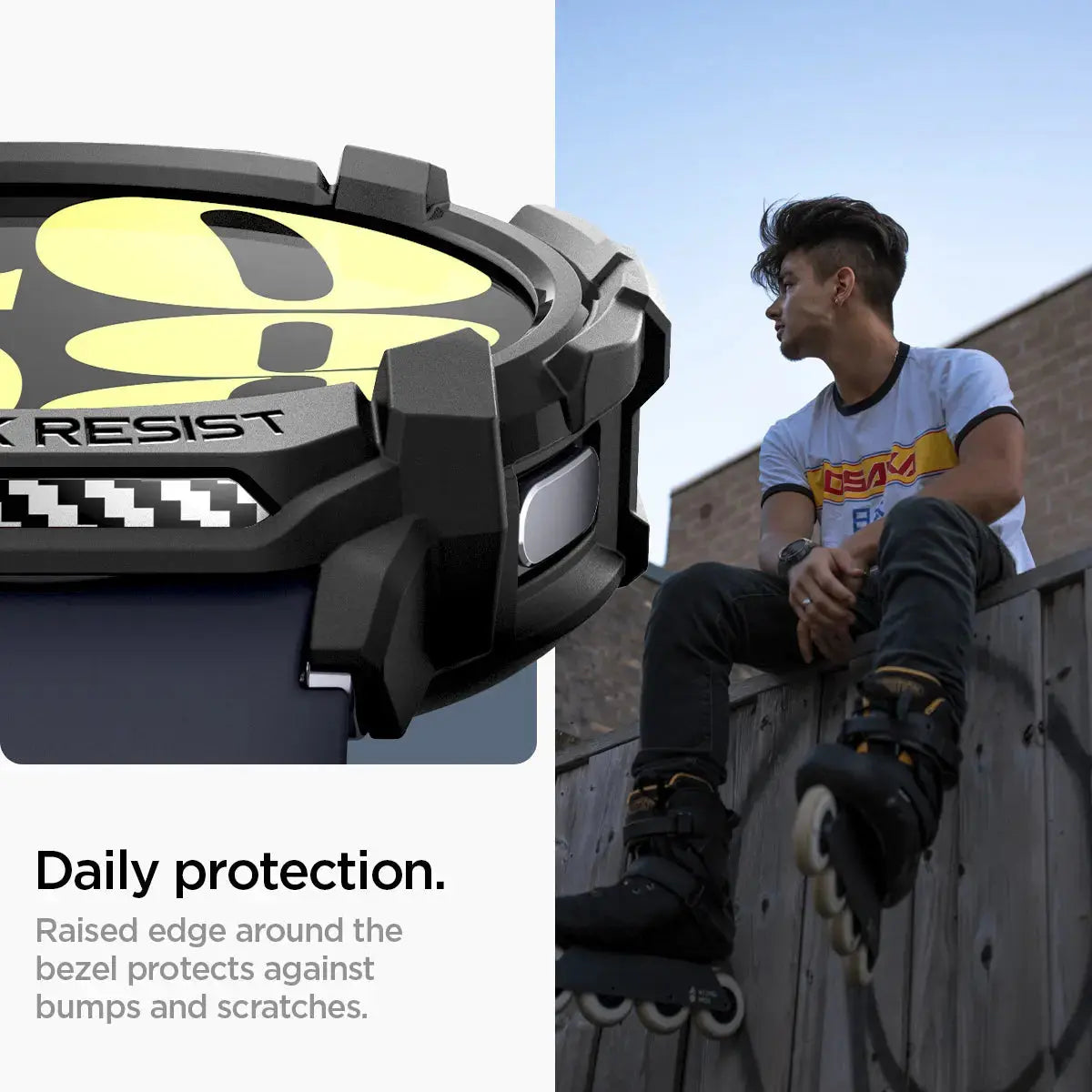 Galaxy Watch 7 Case (44mm) Rugged Armor - Spigen Singapore