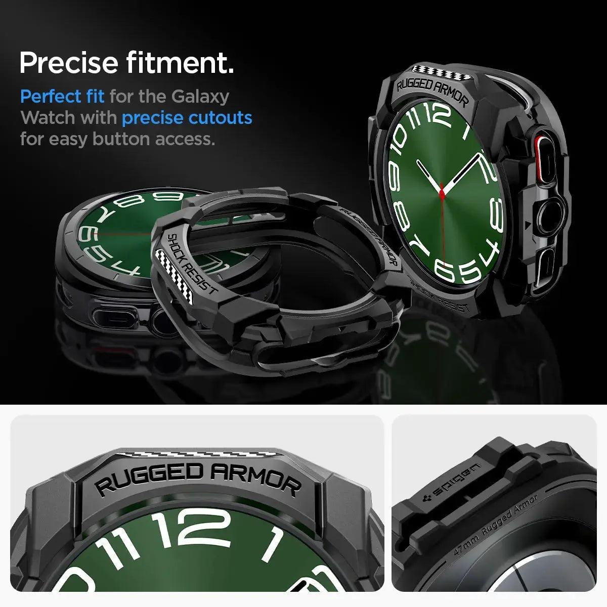 Galaxy Watch Ultra Case (47mm) Rugged Armor - Spigen Singapore