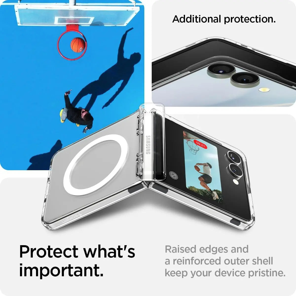 Galaxy Z Flip 7 Case Ultra Hybrid Pro MagFit
