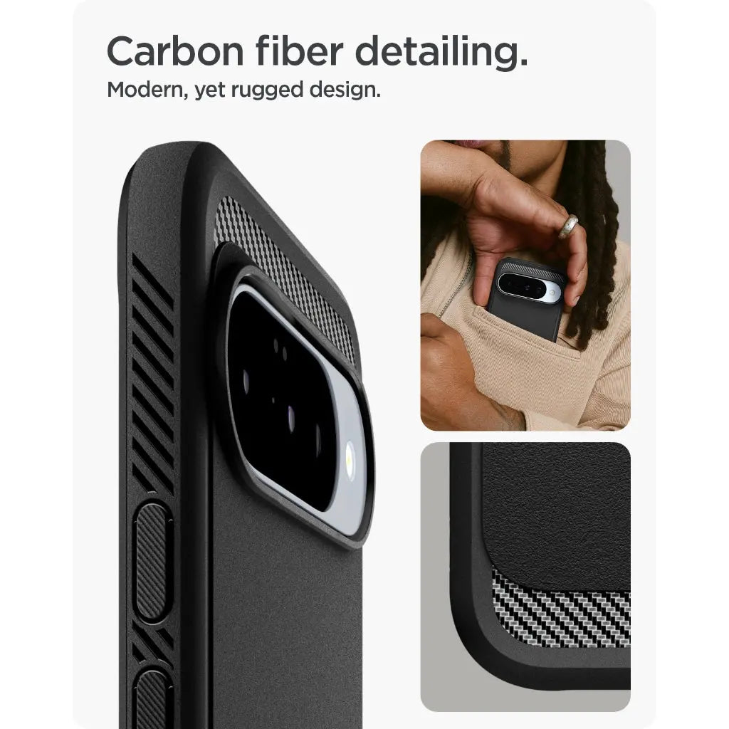 Google Pixel 10 Pro / Pixel 10 Case Rugged Armor MagFit