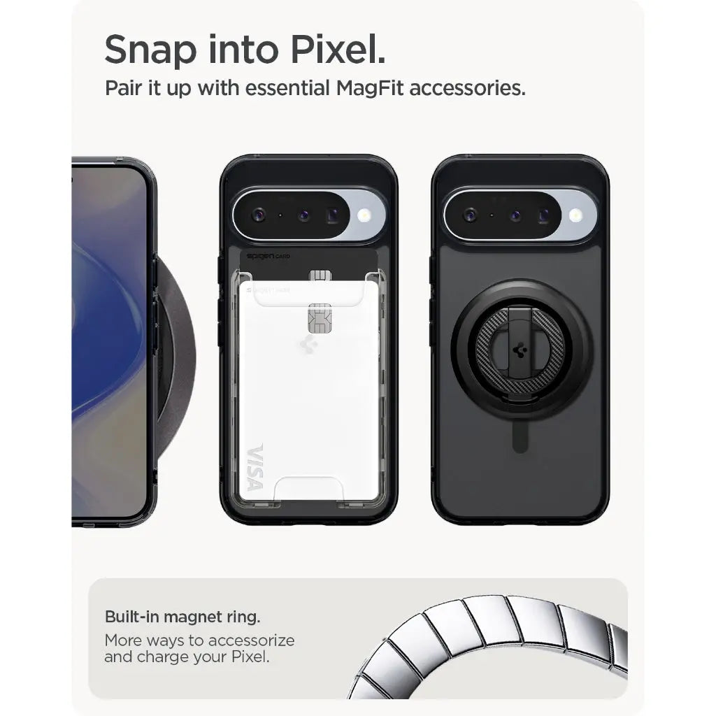 Google Pixel 10 Pro / Pixel 10 Case Ultra Hybrid MagFit Frost Matte Back