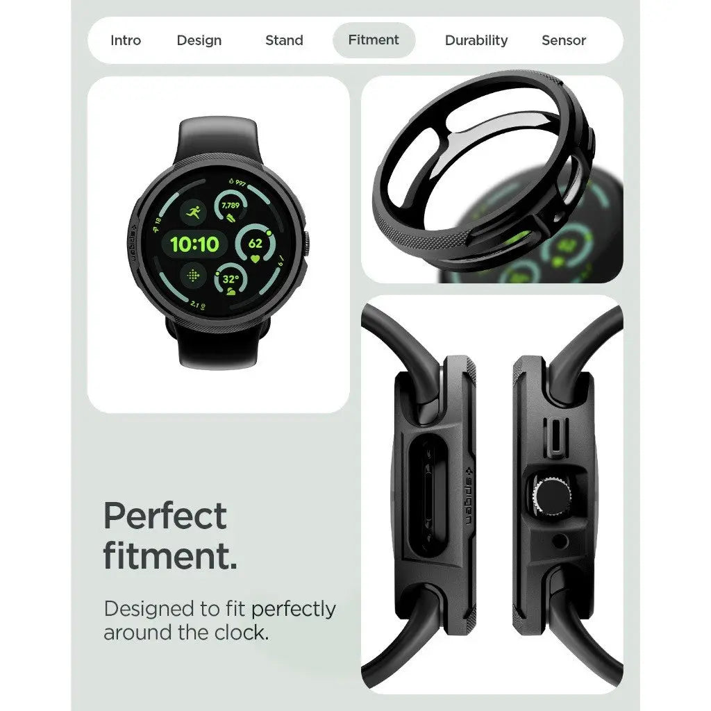 Google Pixel Watch 4 Case (45mm) Liquid Air with Charger Stand