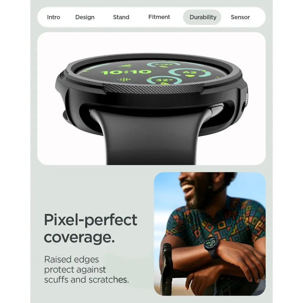 Google Pixel Watch 4 Case (45mm) Liquid Air with Charger Stand
