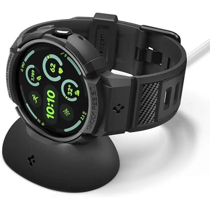 Google Pixel Watch 4 Case (45mm) Rugged Armor Pro with Charger Stand