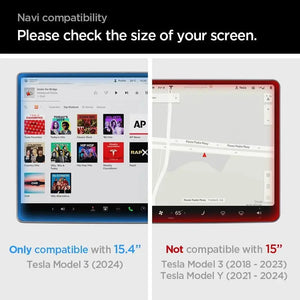 Tesla Model 3 (2024) / Highland Edition Screen Protector EZ Fit GLAS.tR Anti-Glare Matte