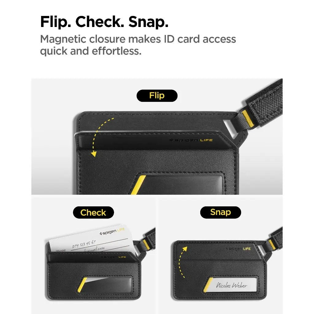 LF510 Luggage Tag with Magnetic Closure