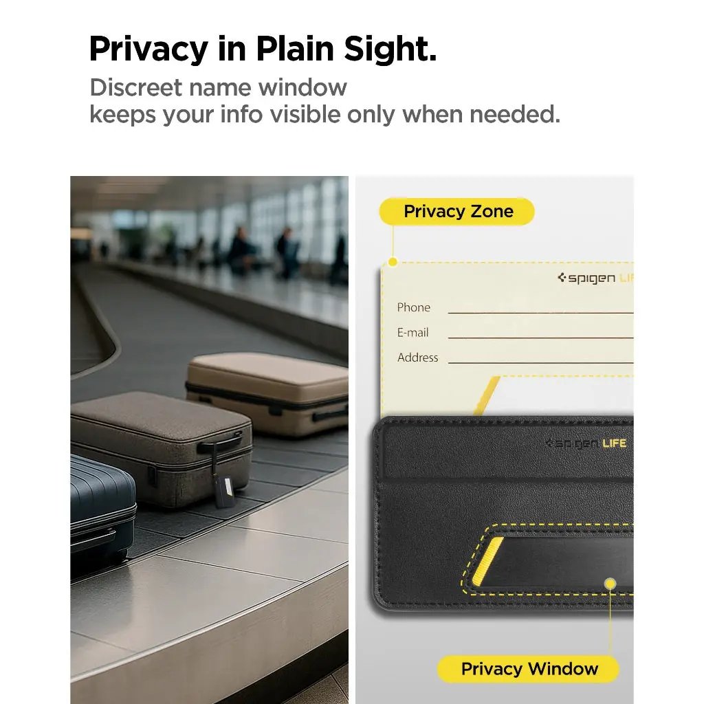 LF510 Luggage Tag with Magnetic Closure