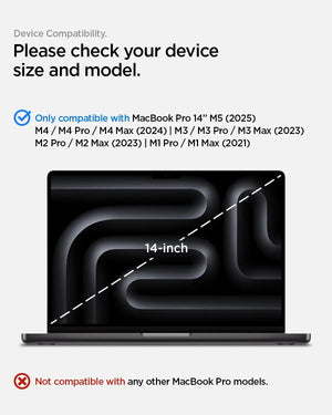 MacBook Pro 14 inch (2025-2021) Case Thin Fit