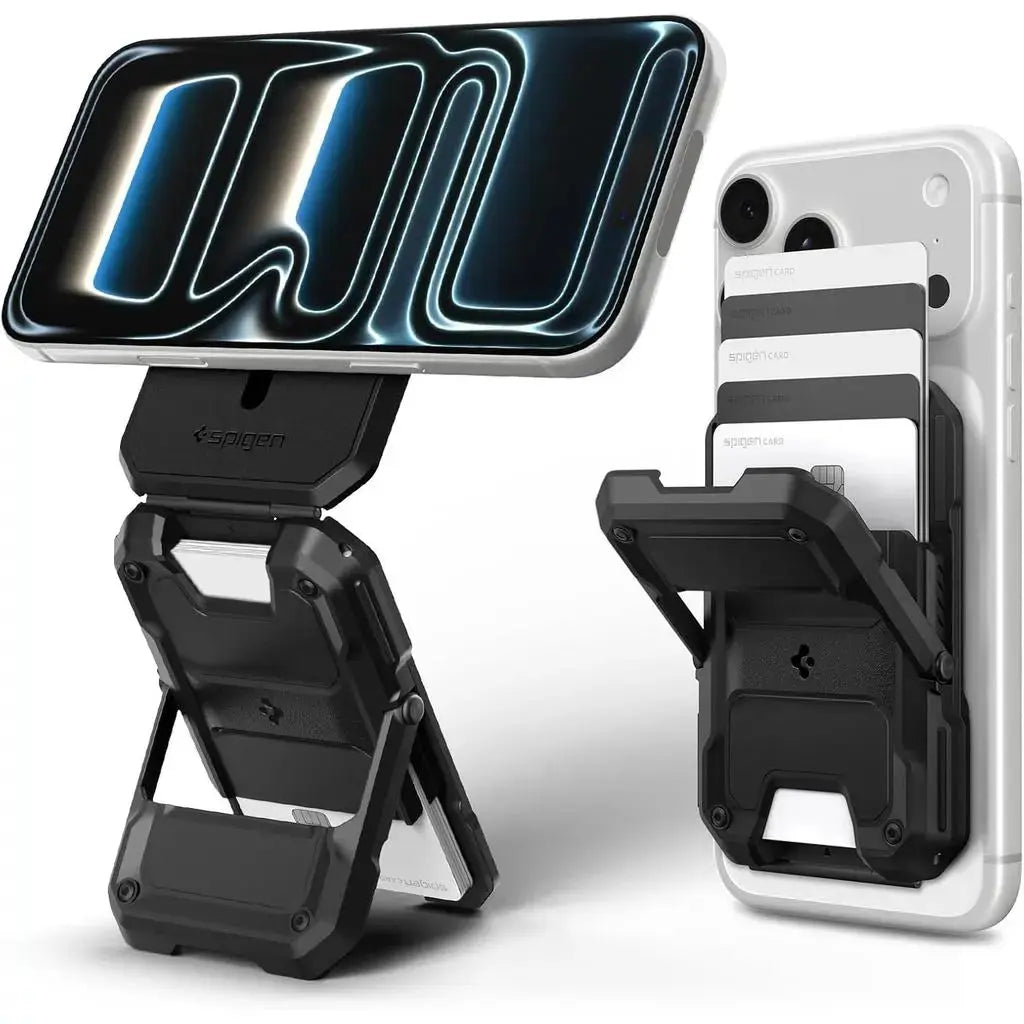 Spigen Magnetic Card Holder Tough Armor Pro Card Holder Wallet (5 Cards) iPhone 17/16/15/14/13/12