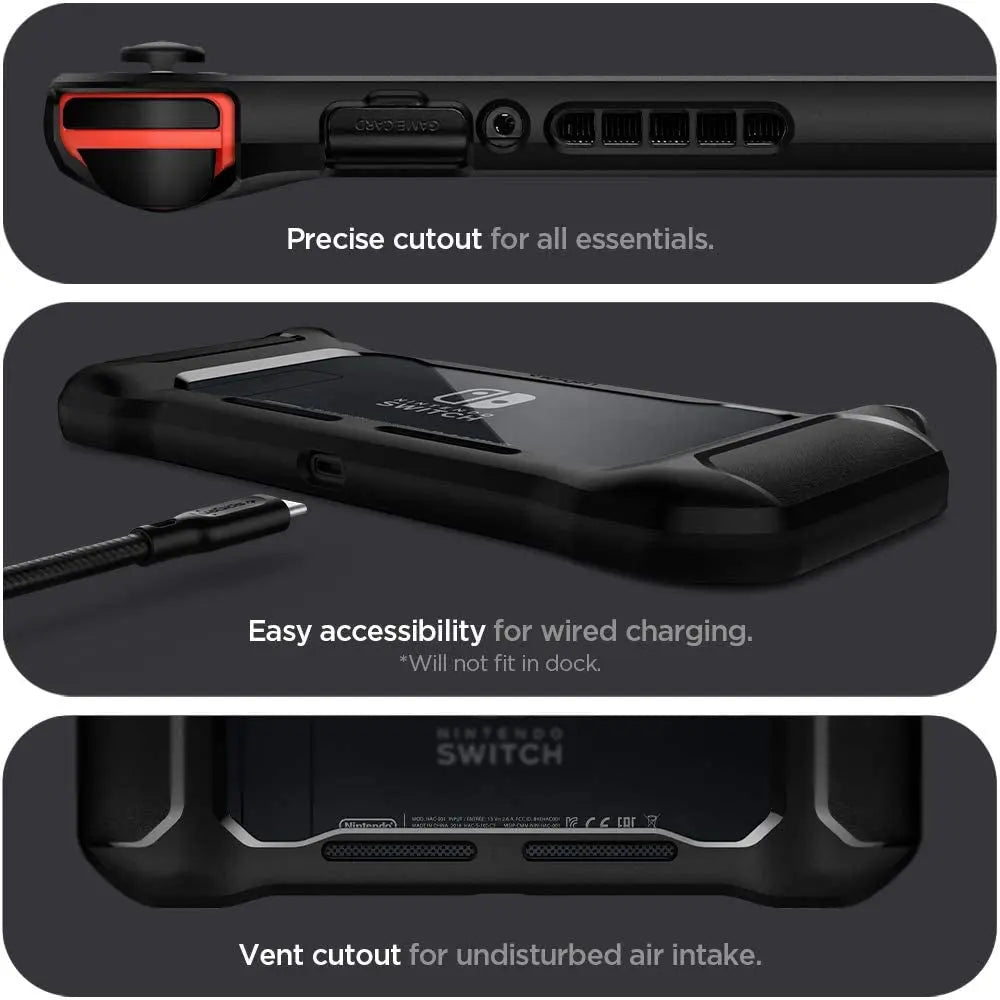Swtich Casemap Nintendo Switch Case Rugged Armor - Spigen Singapore
