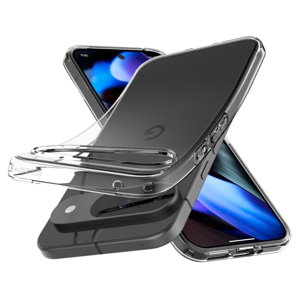 Spigen Google Pixel 9 Pro / Pixel 9 Case Crystal Flex Slim Protective Scratch Defense Clear Case Google Cover