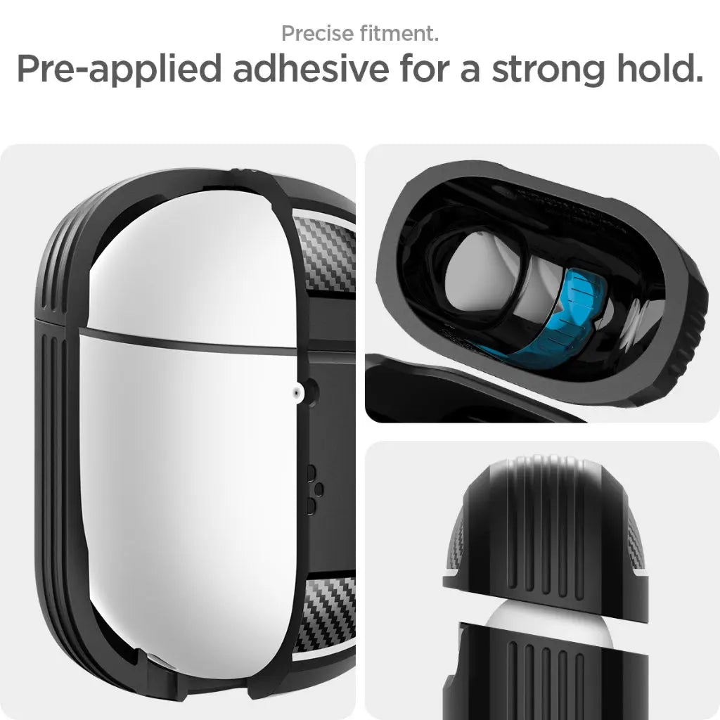 Spigen Google Pixel Buds Pro 2 / Pro Case Rugged Armor Drops Protection And Timeless Car Inspired Design Google Cover