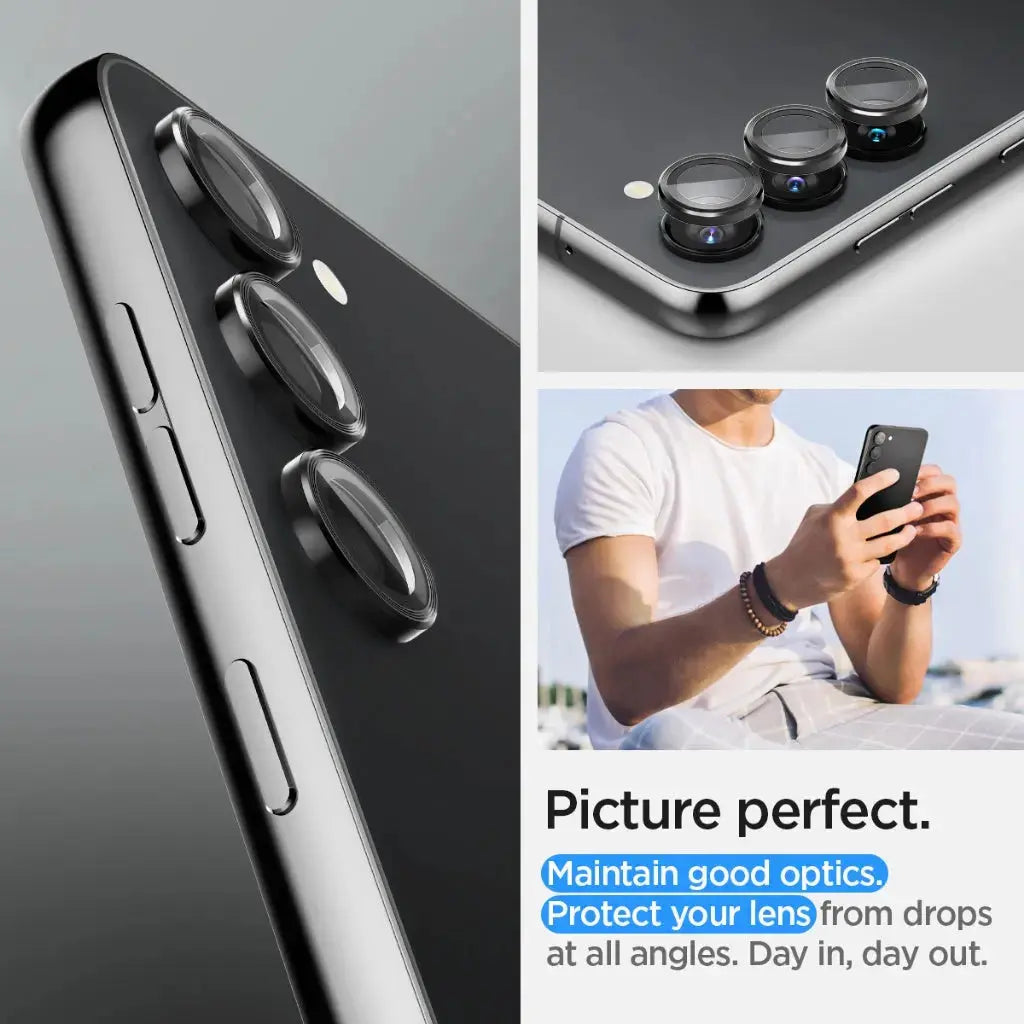 [2 Pack] Galaxy S24 / S23 Plus / S23 Camera Lens Protector EZ Fit Optik Pro