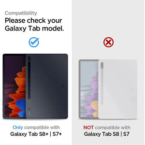 Galaxy Tab S8 Plus / S7 Plus Screen Protector EZ FIT GLAS.tR - Spigen Singapore