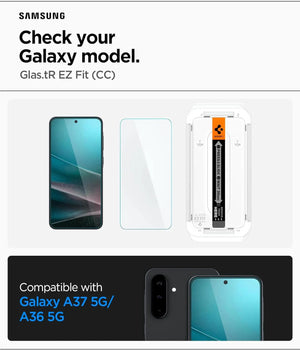 Samsung A37 5G / A36 5G Screen Protector Glas.tR EZ Fit [2 Pack]