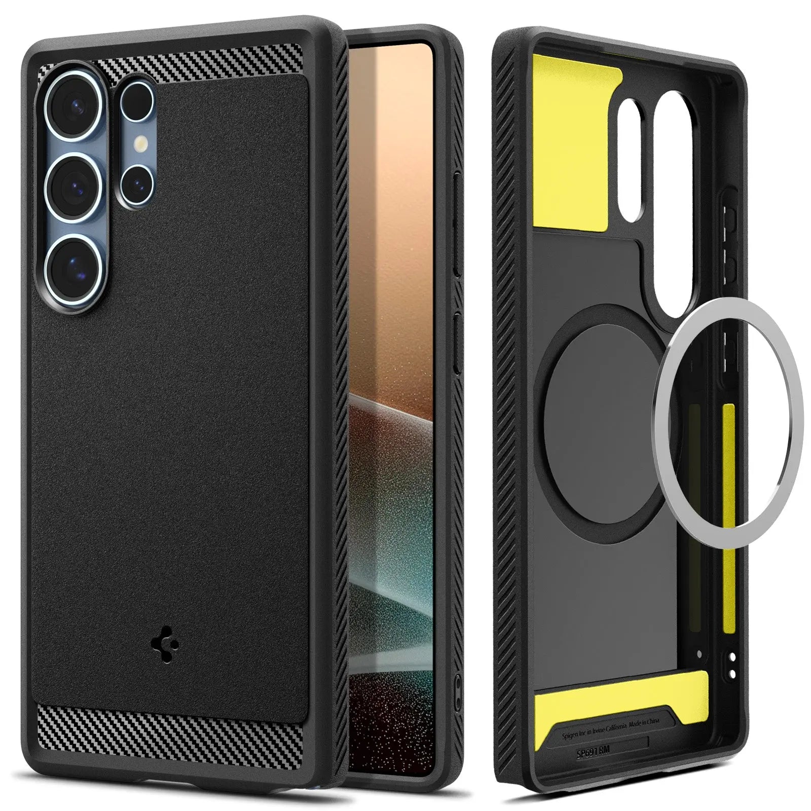 Samsung S25 Ultra Case Rugged Armor MagFit - Spigen Singapore