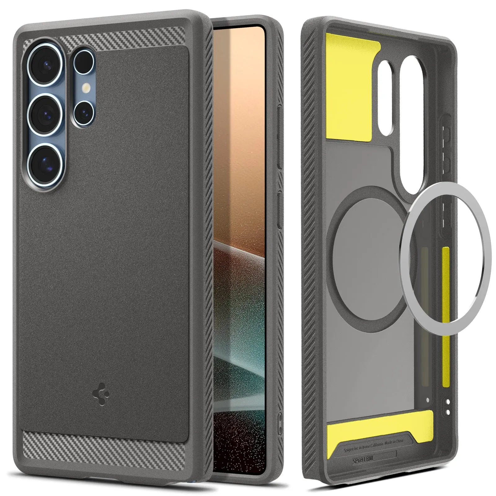 Samsung S25 Ultra Case Rugged Armor MagFit - Spigen Singapore