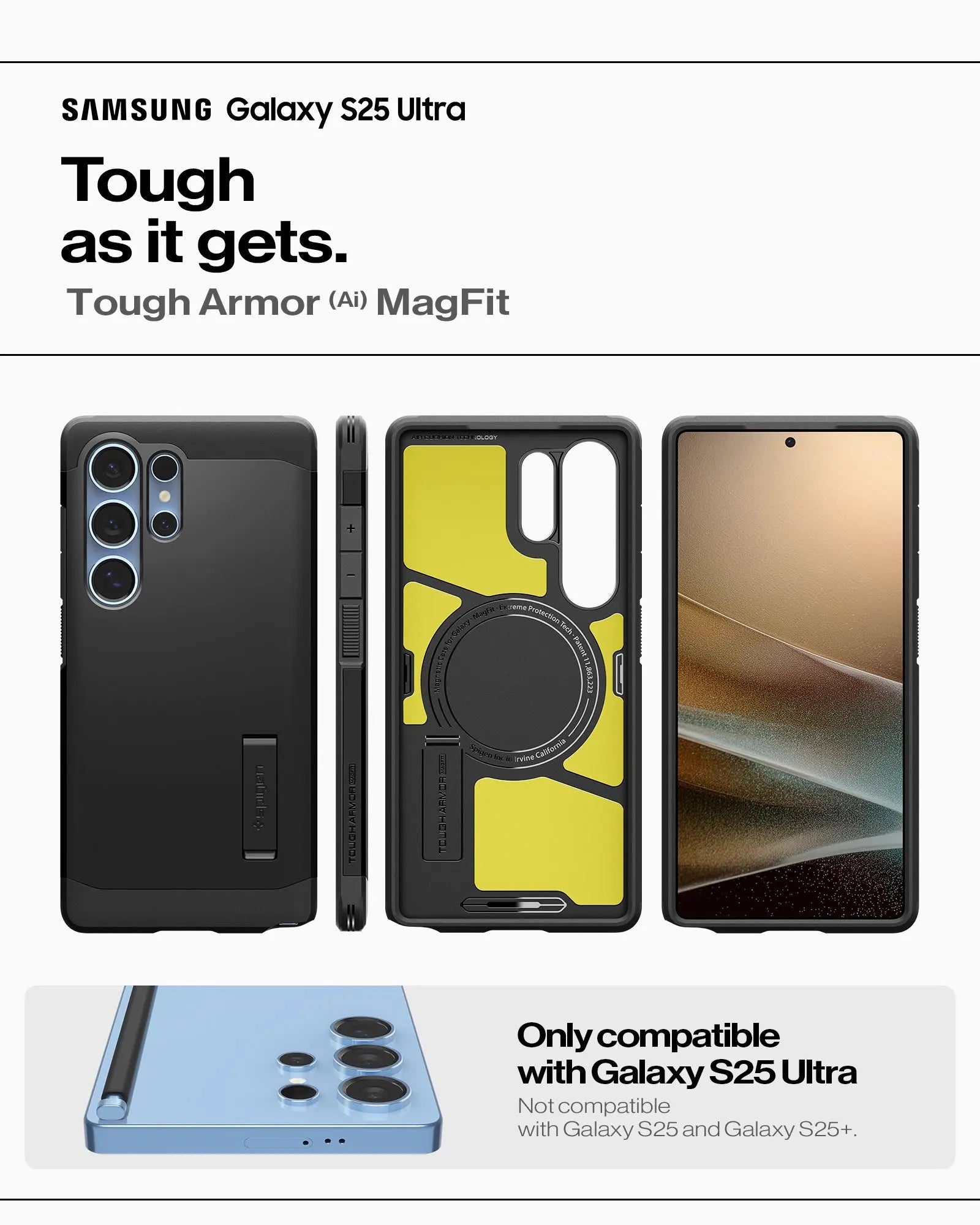 Samsung S25 Ultra Case Tough Armor MagFit - Spigen Singapore