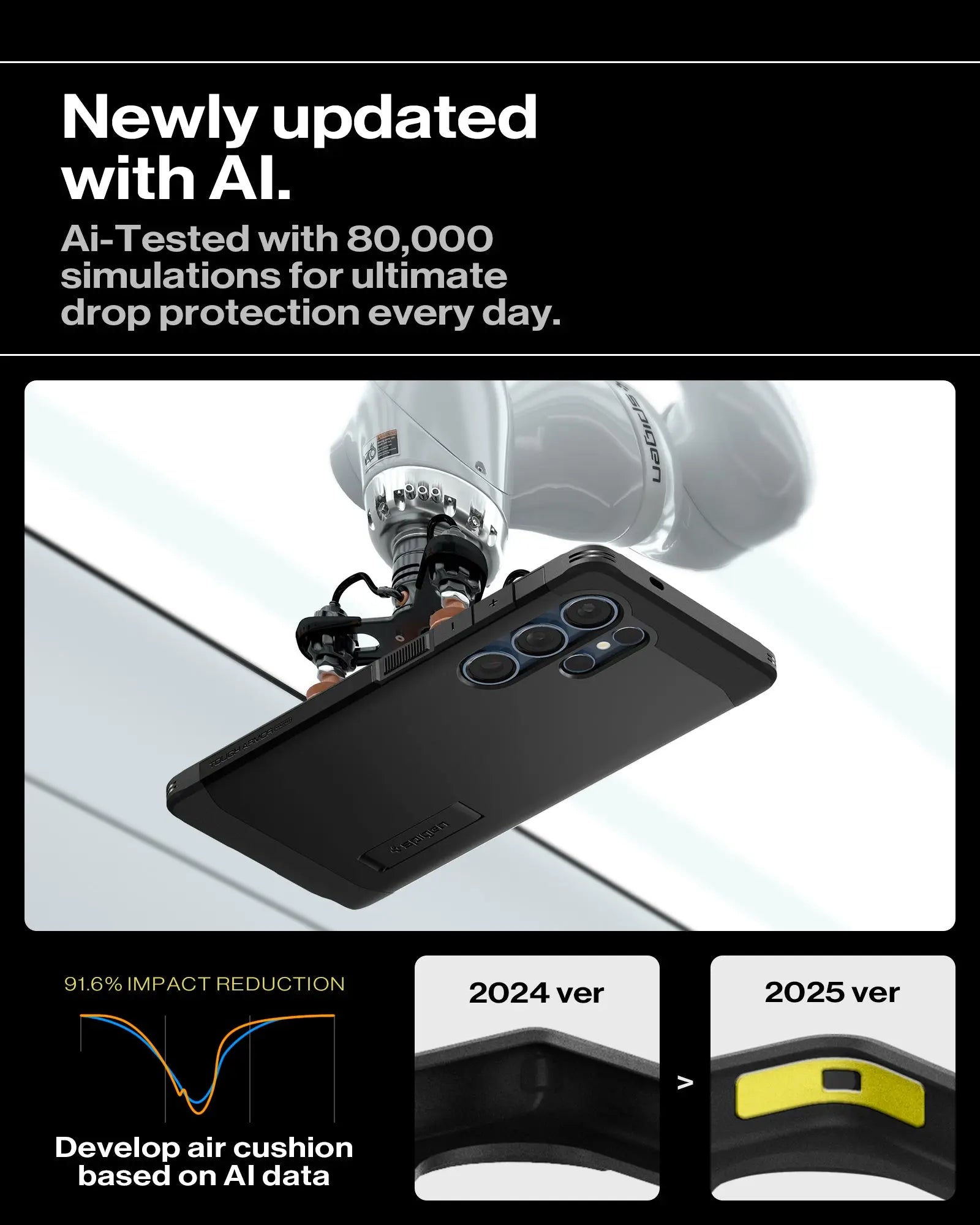 Samsung S25 Ultra Case Tough Armor MagFit - Spigen Singapore