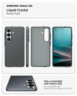 Samsung S26 Case 6.3" Liquid Crystal Clear