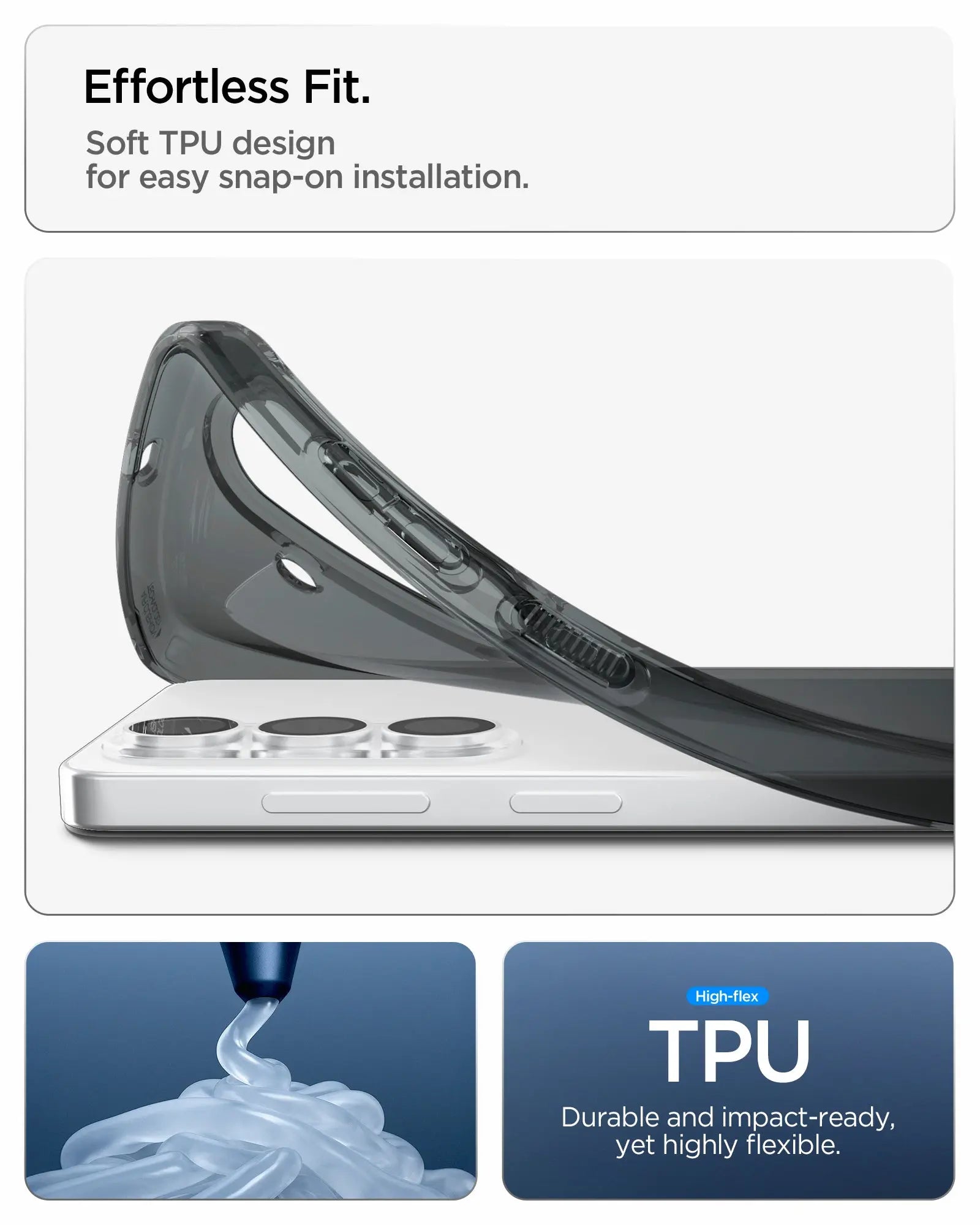 Samsung S26 Case 6.3" Liquid Crystal Clear