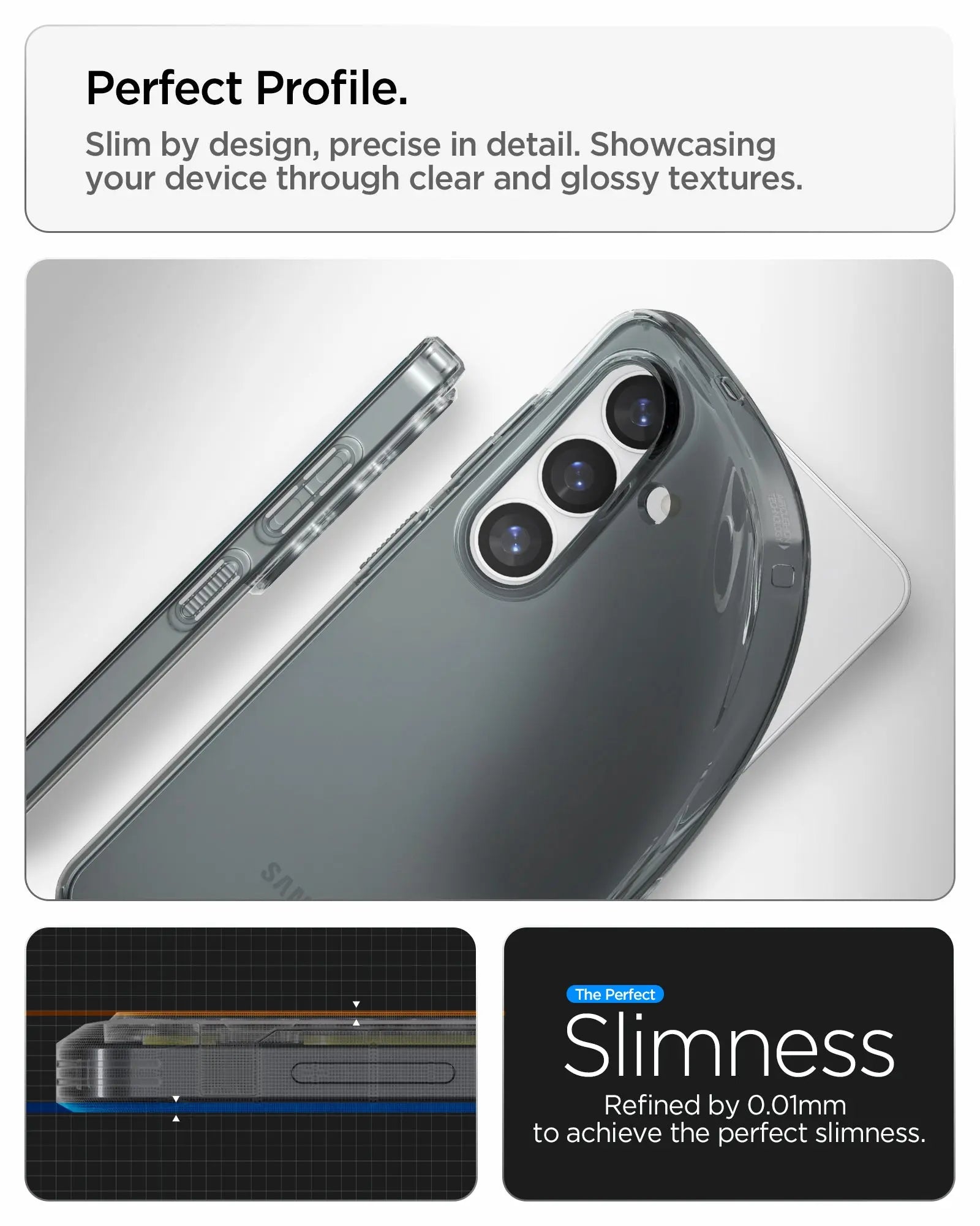 Samsung S26 Case 6.3" Liquid Crystal Clear