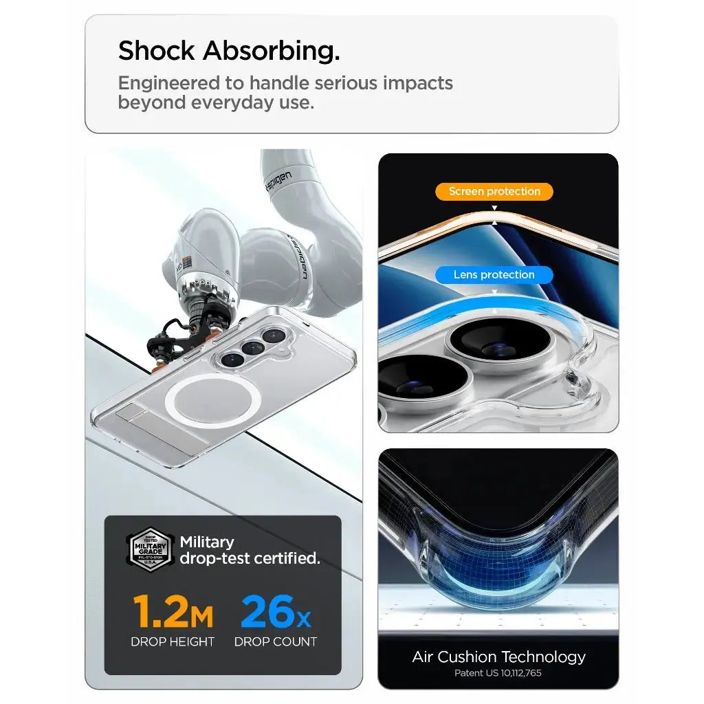 Spigen Samsung S26 Case 6.3" Ultra Hybrid S MagFit Magnetic Phone Case Samsung Galaxy S26 Case