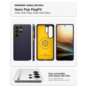 Spigen Samsung S26 Ultra Case 6.9" Nano Pop MagFit Magnetic Phone Case Galaxy S26 Ultra Casing
