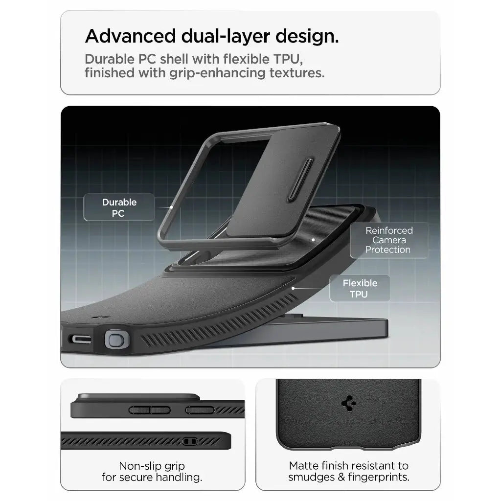 Spigen Samsung S26 Ultra Case 6.9" Optik Armor Camera Cover Galaxy S26 Ultra Casing Camera Protector