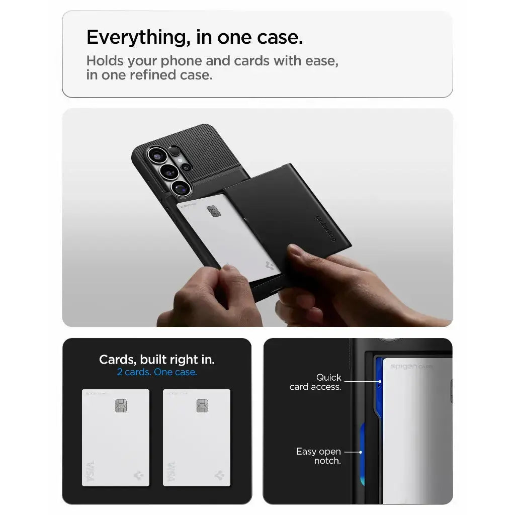 Spigen Samsung S26 Ultra Case 6.9" Slim Armor CS Card Holder Wallet Galaxy S26 Ultra Casing