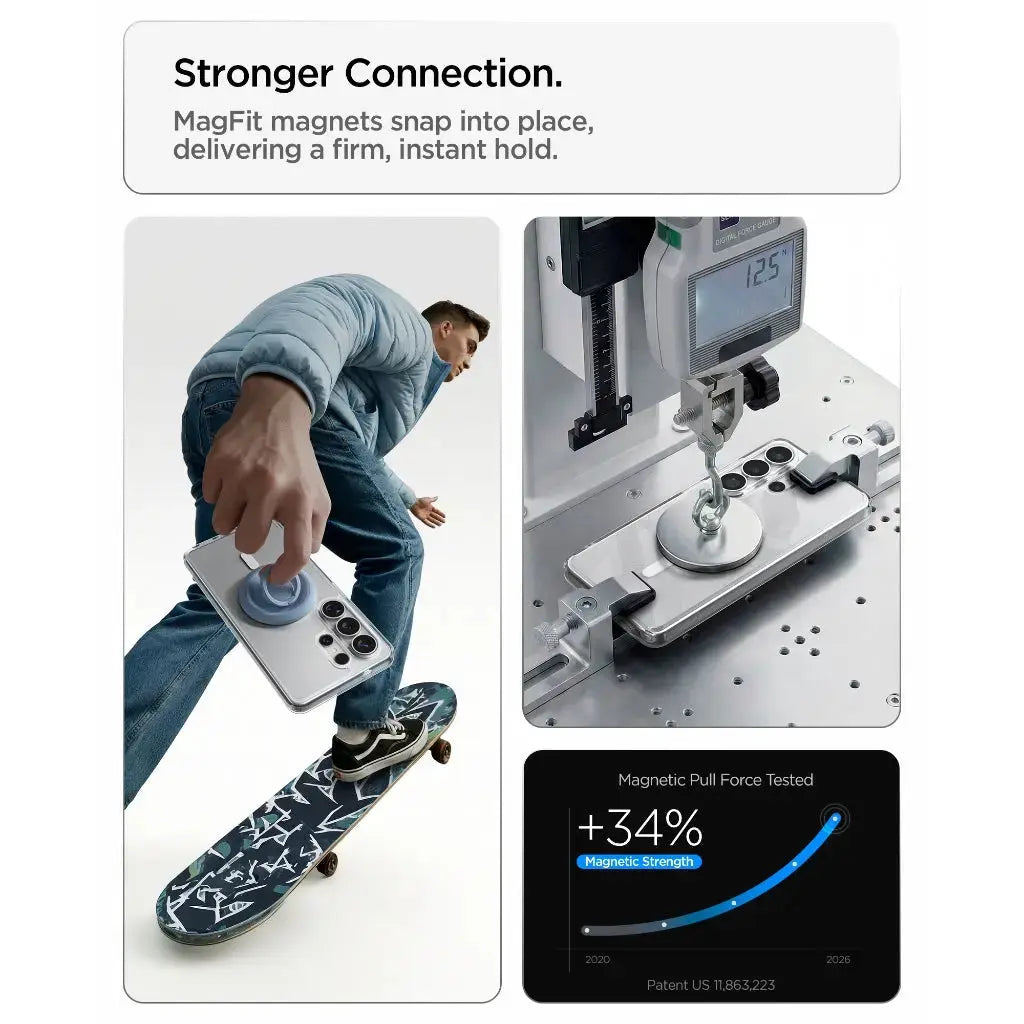 Spigen Samsung S26 Ultra Case 6.9" Ultra Hybrid MagFit Qi2 Magnetic Phone Case Galaxy S26 Ultra Case