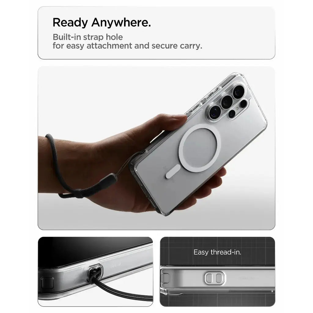 Spigen Samsung S26 Ultra Case 6.9" Ultra Hybrid MagFit Qi2 Magnetic Phone Case Galaxy S26 Ultra Case