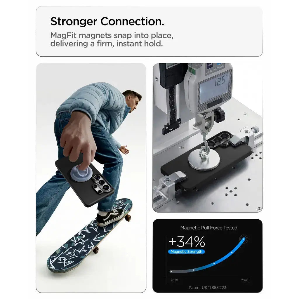 Spigen Samsung S26 Ultra Case 6.9" Thin Fit MagFit Magnetic Phone Case Qi2 Galaxy S26 Ultra Casing