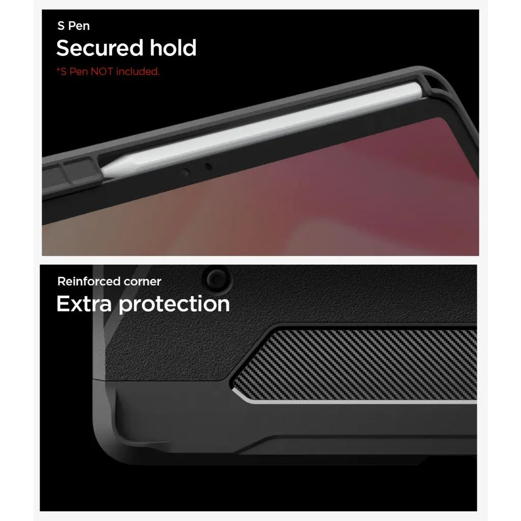 Samsung Tab S12+ Case Tough Armor Pro with Pen Holder