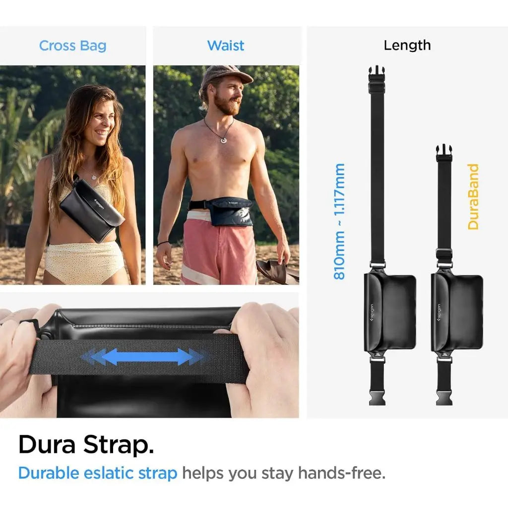 [Set of 2] Spigen Aqua Shield Waterproof Waist Bag Waterproof Phone Pouch Waterproof Phone Case A621