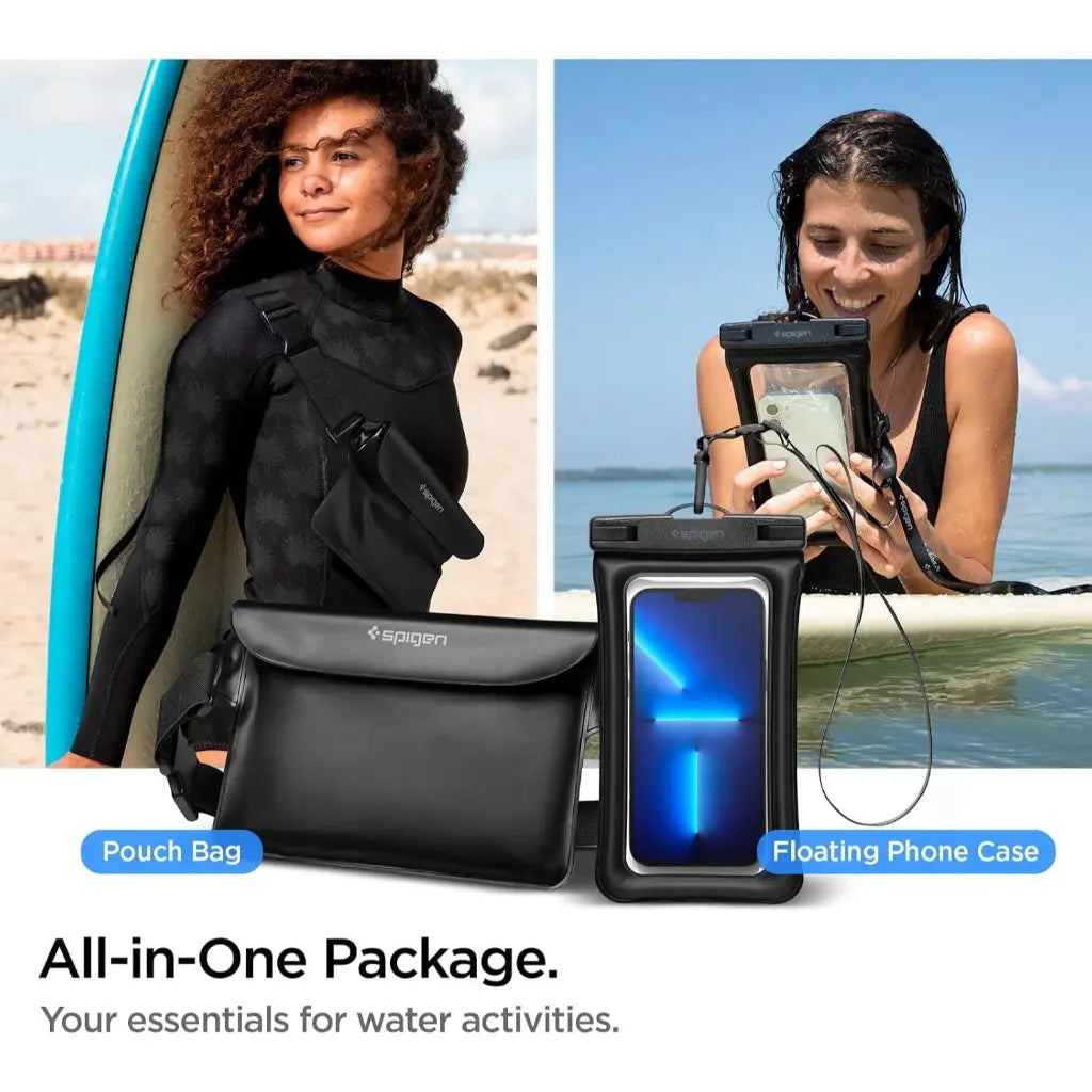 [Set of 2] Spigen Aqua Shield Waterproof Waist Bag Waterproof Phone Pouch Waterproof Phone Case A621