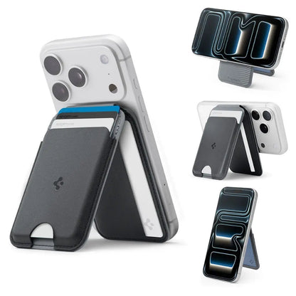Spigen 5 Cards Magnetic Card Holder Nano Pop S Phone Stand Card Wallet iPhone 17 / 16 / 15 / 14 / 13 / 12