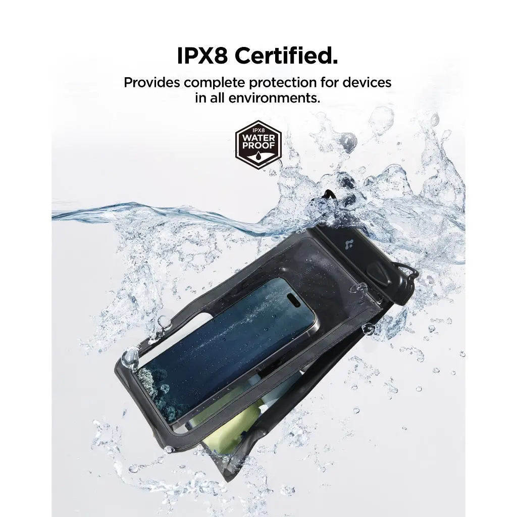 Spigen A603 Dual Pocket Waterproof Phone Case Waterproof Phone Pouch Waterproof Pouch Waterproof Handphone Pouch