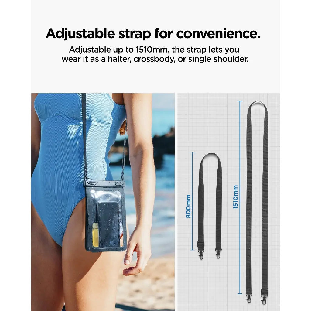 Spigen A603 Dual Pocket Waterproof Phone Case Waterproof Phone Pouch Waterproof Pouch Waterproof Handphone Pouch