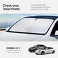 Spigen  All Tesla Model Y & 3 Front Windshield Sunshade Tesla Accessories TO260 Car Accessories
