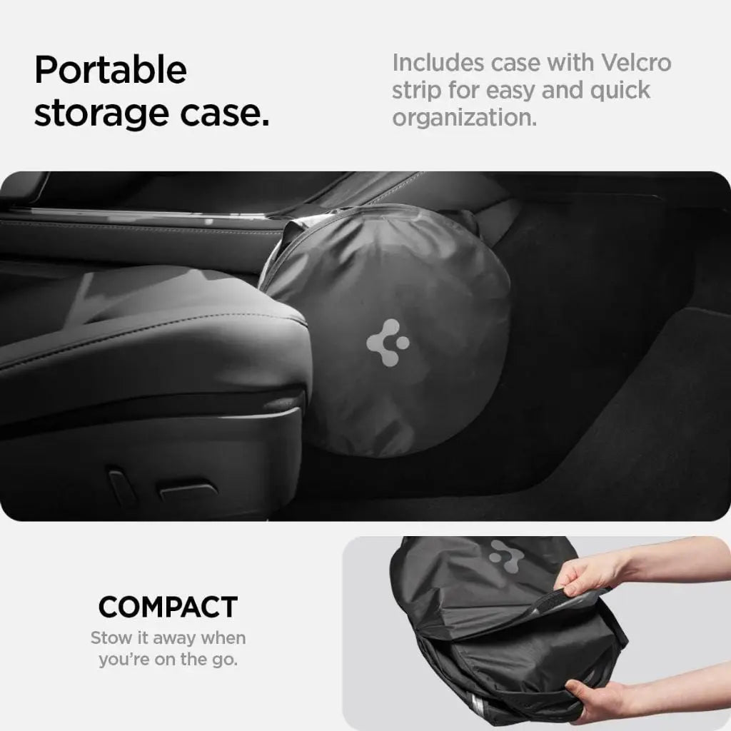 Spigen  All Tesla Model Y & 3 Front Windshield Sunshade Tesla Accessories TO260 Car Accessories