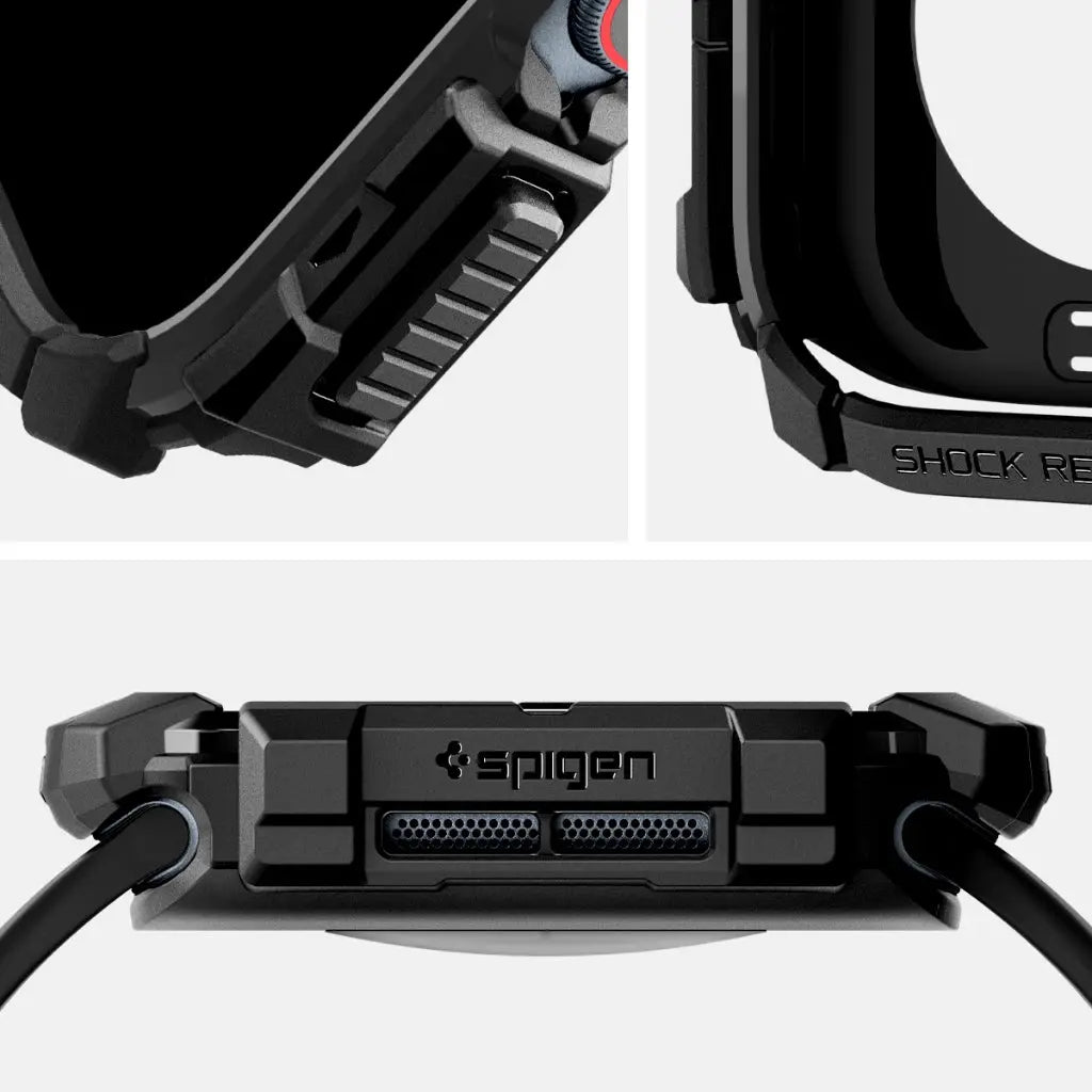 Spigen Apple Watch Case Series 10 (42mm) Rugged Armor Apple Watch Cover Drop Protection Casing Apple Watch 10 Case